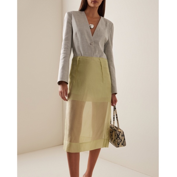 505. THE GARMENT Gabriel Classic Suiting Blazer Light Grey $330 NWT Sz 6 - Picture 3 of 5